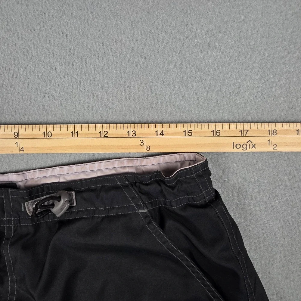 VINTAGE‎ Gap Pants Womens Large Black Pink Baggy Paratrooper Wide Leg Floral 90s - Picture 4 of 16